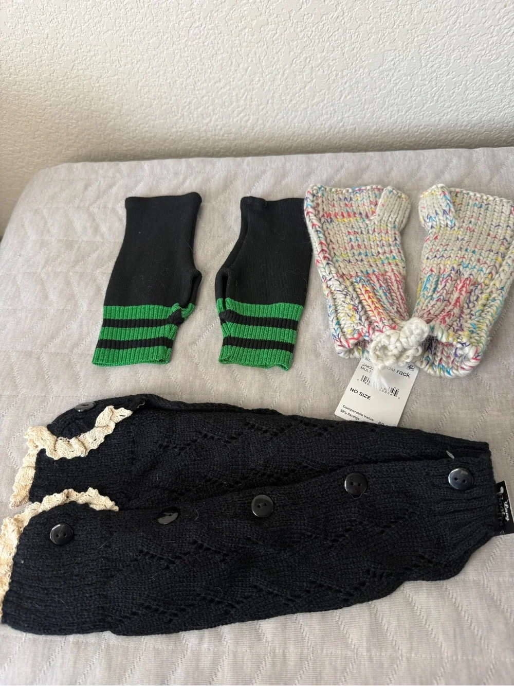 Gloves, Mittens & Boot Cuffs Bundle Women’s Kenneth Cole, Ganz, & More